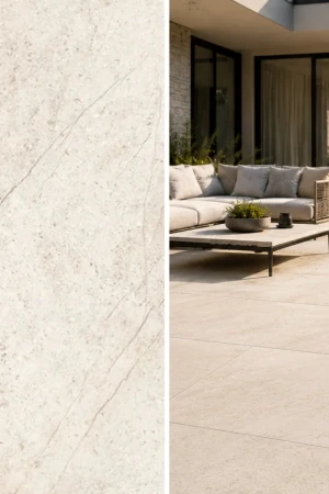 Płyta Tarasowa City Quartz Alberton Crema | 60x60x2 cm