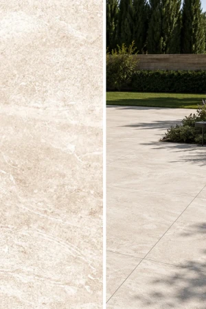 Płyta tarasowa City Quartz Crema Mega | 60x60x2 cm