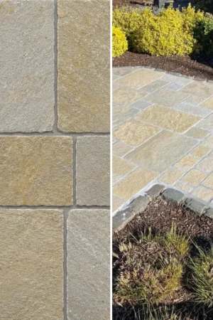 Tandur Yellow Limestone Bębnowany Naturalny 3cm | Komplet Rzymski 0,74 m2