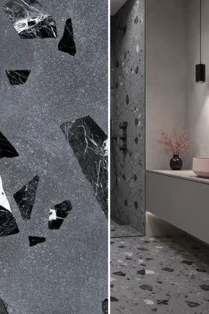Medley Dark Grey Rock 60x60 Mat lastryko
