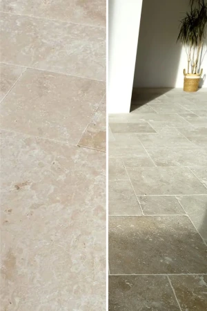 Komplet Rzymski Trawertynowy Light Premium Bębnowany | Komplet = 0,742 m2 | gr. 1,2 cm