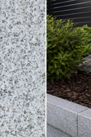Opornik Granitowy G603 Bianco Cristal Boki Cięte Płomieniowany | 100x8x30 cm