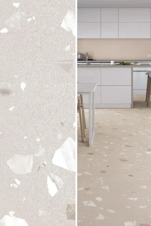 Płytka Gresowa Elburg Ribe-R Beige Lastryko Matowa | 80x80 cm
