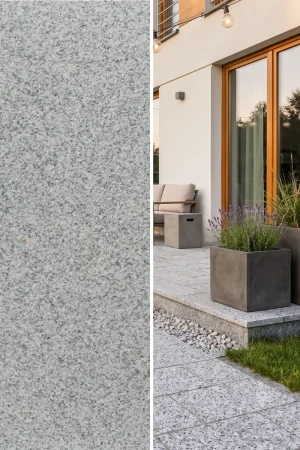 Płytka Granitowa G603 Bianco Cristal Płomieniowany | 60x30x2 cm