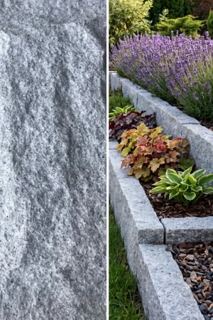 Palisada Granitowa G603 Bianco Cristal Łupany | 100x10x10 cm