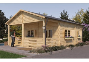 Domek letniskowy Kłajpeda3, 5.9x5.9m 44mm