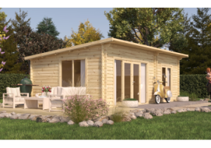 Domek letniskowy MARSYLIA, 7.6x4.1m 44mm