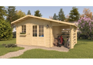 Domek ogrodowy POMM10+, 4.0x3.0m 34mm