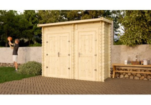 Domek ogrodowy BARI3, 2.8x1.23m 28mm