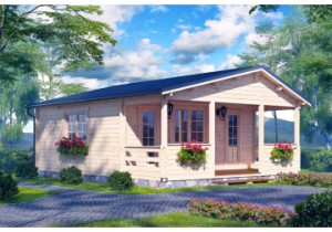 Domek letniskowy WENECJA 1 6.0x6.0m 58mm