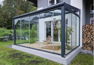 Ogród zimowy MODERN PRO 3.06x4.00m dach poliwęglanowy