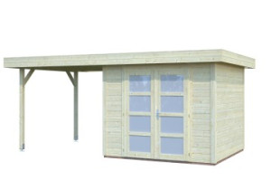 Domek ogrodowy LARA 60+, 2.5x2.5m 28mm