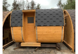 Sauna KWADRATOWA BECZKA 3,0x2,4m