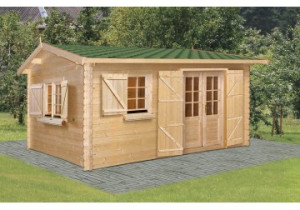 Domek letniskowy GOUM18, 5.0x4.0m 34mm