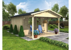 Domek letniskowy MINI MALAGA, 4.0x4.0m 34mm