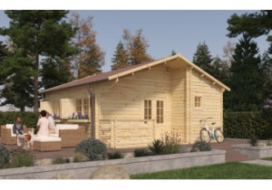 Domek letniskowy HAVANA 6.0x5.0m 44mm