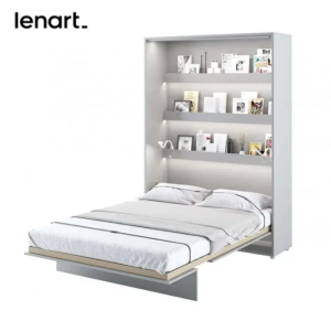 Półkotapczan Pionowy BED CONCEPT BC-01 140X200 Biały Połysk Lenart