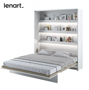 Półkotapczan Pionowy BED CONCEPT BC-13 180X200 Biały Połysk Lenart