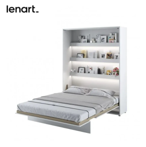 Półkotapczan Pionowy BED CONCEPT BC-12 160X200 Biały Połysk Lenart