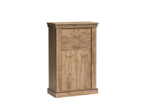 Komoda Antica A3 82cm Jarstol Dąb craft złoty