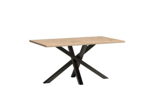 Stół Cali (160-260)x90 Jarstol dąb artisan/czarny