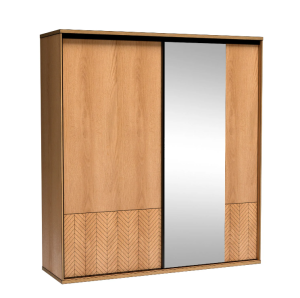 Szafa z lustrem Fonti 199cm F11 dąb karmel