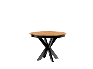 Stół rozkładany Fonti 110(150)x110 F10 Jarstol dąb karmel