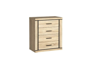 Komoda Dallas 80cm D4 dąb sonoma/dąb truflowy