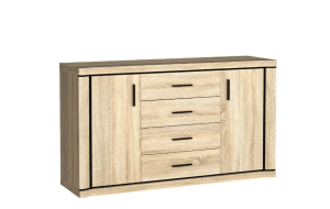 Komoda Dallas 157cm D1 dąb sonoma/dąb truflowy
