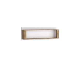 Półka na książki 120cm Livinio L12 dąb ribbeck/biały