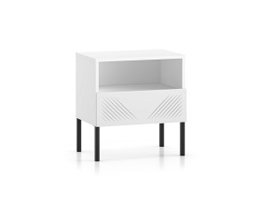 Szafka nocna Clearing 05 nóżki ML Meble biała