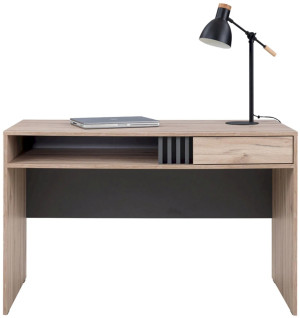 Biurko 120cm Allmo AL9 dąb estana/antracyt