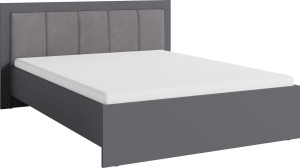 Łóżko 160x200 z pojemnikiem z kolekcji Smart SR6 antracyt