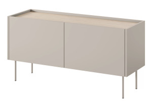 Szafka RTV Desin 120cm z 1 szufladą Meble Bogart kaszmir/dąb nagano