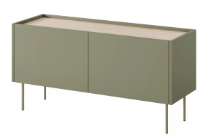 Szafka RTV Desin 120cm Meble Bogart oliwka/dąb nagano