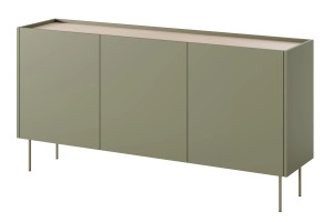 Komoda Desin 170cm z 2 szufladami Meble Bogart oliwka/dąb nagano