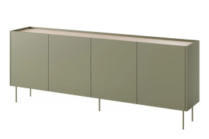 Komoda Desin 220cm Meble Bogart oliwka/dąb nagano