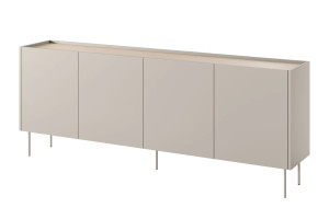 Komoda Desin 220cm Meble Bogart kaszmir/dąb nagano