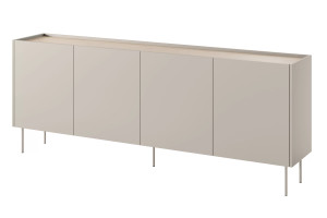 Komoda Desin 220cm z 2 szufladami Meble Bogart kaszmir/dąb nagano