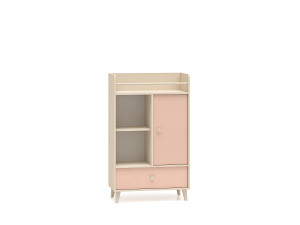 Komoda Mevel 04 Millenial Pink/Szary Pallad ML Meble