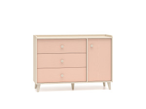 Komoda Mevel 05 Millenial Pink/Szary Pallad ML Meble