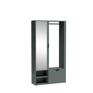 Garderoba z Lustrem Milo Uni Jarstol Green Stone