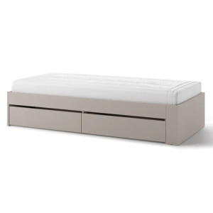 Łóżko młodzieżowe 90x200 WO-12 Woow Clay Gray Lenart