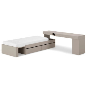 Zestaw mebli młodzieżowych SET-WOS2P Woow Clay Gray Lenart