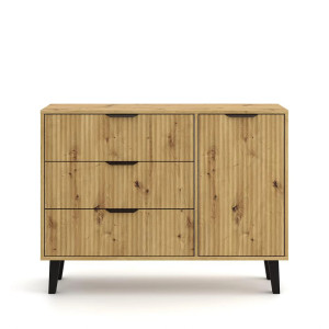 Komoda Borg Duo 1D3S Dąb artisan Mebelbos