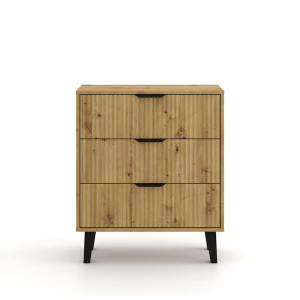Komoda Borg Duo 3S Dąb artisan Mebelbos