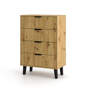 Komoda Borg Duo 4S Dąb artisan Mebelbos