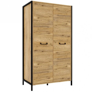 Szafa ubraniowa Oriental Tree HUDS822 Dąb Bartex / czarny Forte