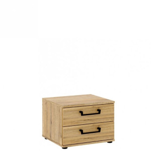 Szafka nocna Oriental Tree HUDK011 Dąb Bartex / czarny Forte