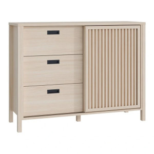 Komoda z lamelami Jytana JTNK221R Dąb Riva Meble Forte